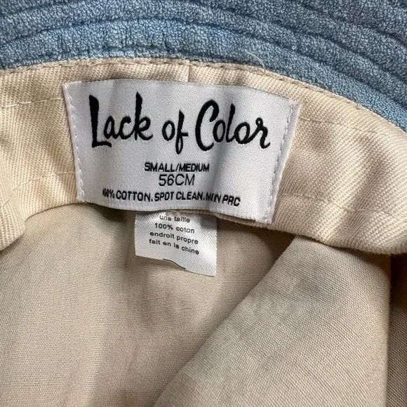 Lack of Color- Wave Bucket Hat in color Pastel Aqua Blue. Size S/M